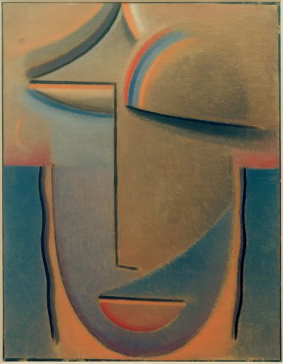 Abstract Head: Evening by Alexej von Jawlensky